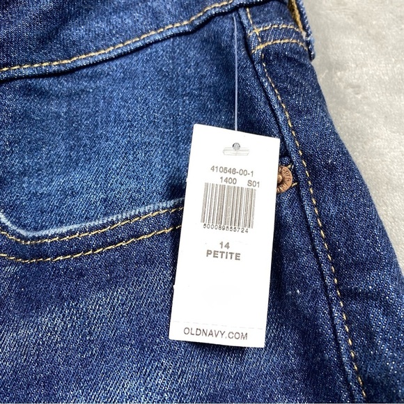 NEW Old Navy High Rise O.G. Straight Secret Smooth Pockets Womens Size 14 Petite - Picture 7 of 9